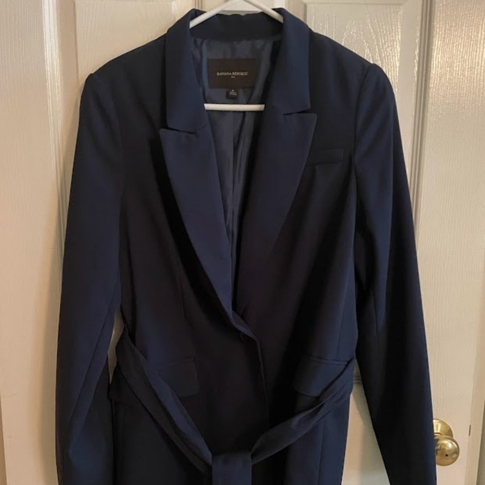 Banana Republic Navy Blazer